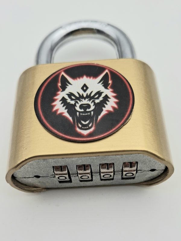 Cadenas à code G.W.F “Loup Doré” – Image 2