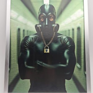Tableau fétiche METRO LOCKDOWN complet – 30x40 cm avec cadre argenté