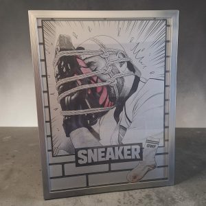 tableau en aluminium sur le thème du sneaker fétish